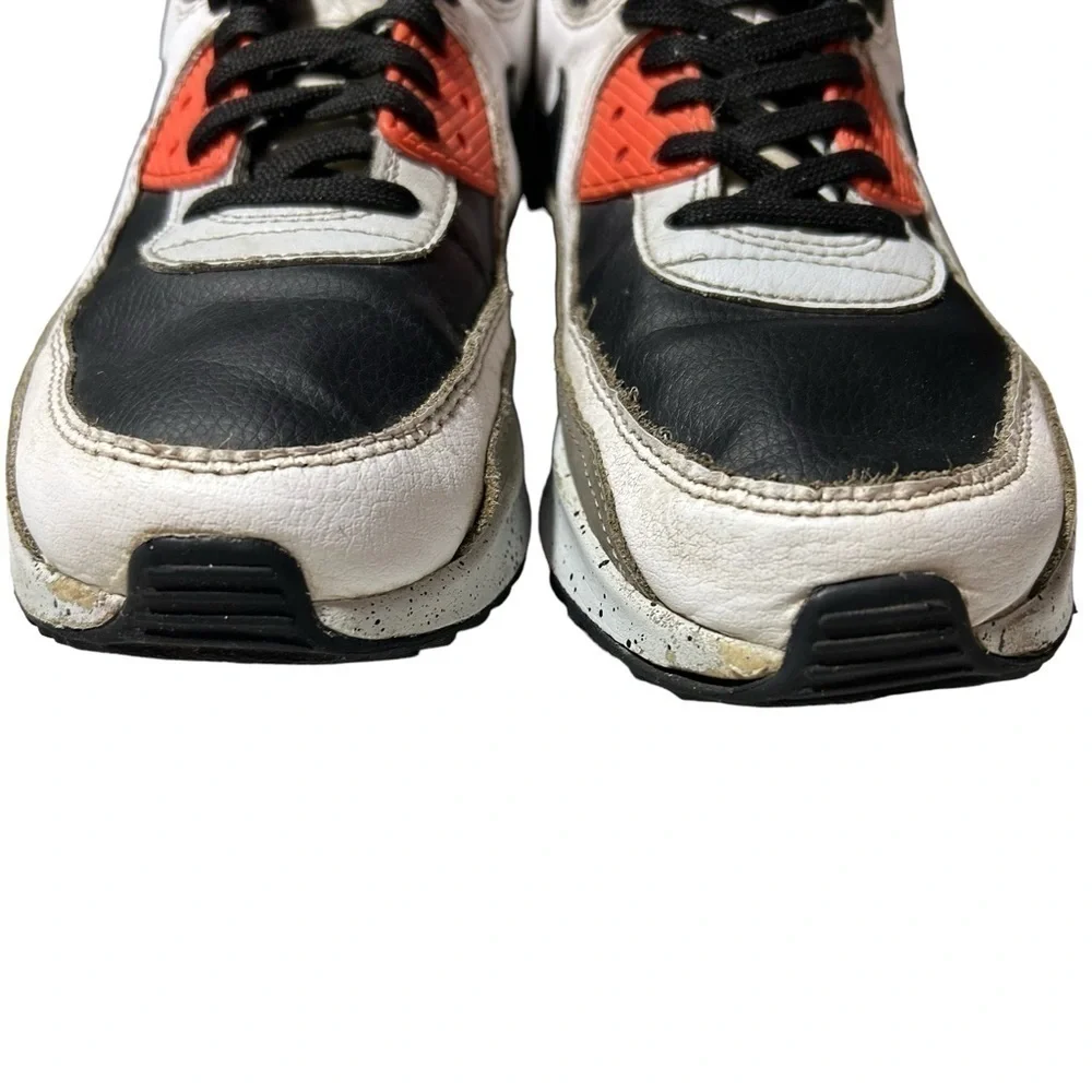Nike Air Max 90 LTR (GS) Youth's Size 6.5Y Running Shoes Black White Speckled